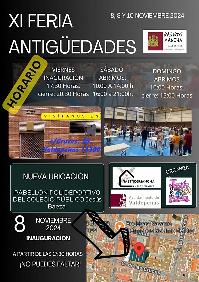 XI Feria de Antigüedades y Coleccionismo en Valdepeñas